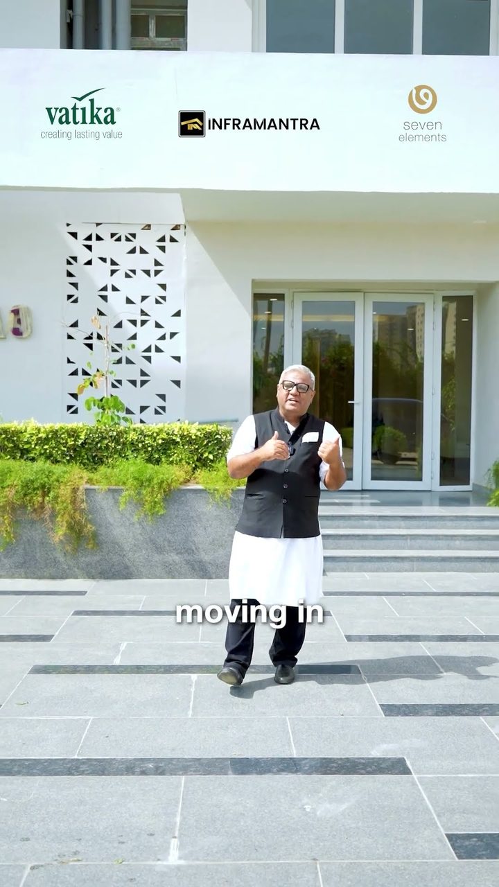Still from the Vatika Seven Elements site film